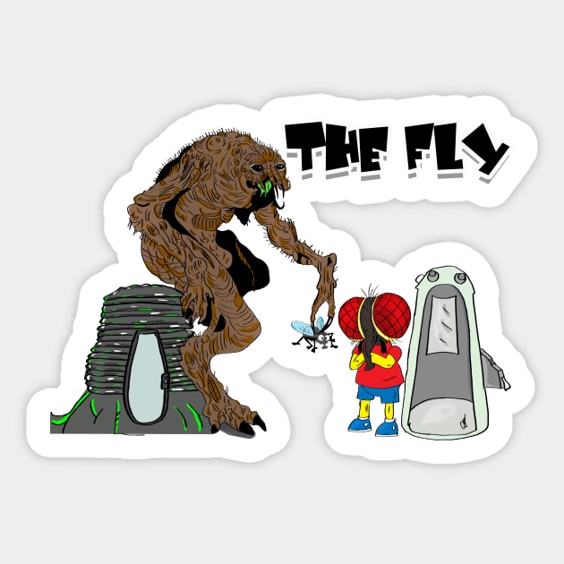 The Flies Sticker by KILLER KORN MAMA